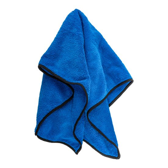 Microfibre Cloth Fleece Dry Towel Blue 400mm X 600mm 280gsm 2pc